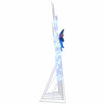 Functional LED Reindeers 5 pcs White Fabric - Durable Construction