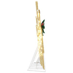 Versatile LED Reindeers 7 pcs Gold Fabric - Sturdy Frame - Stylish