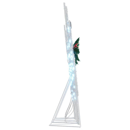 Versatile LED Reindeers 4 pcs Silver Fabric - Sturdy Frame - Stylish