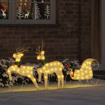 Modern LED Reindeers 3 pcs Warm White Fabric - High Quality Build