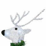 Premium LED Reindeers 2 pcs Cold White Fabric - High Quality Build