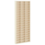 Contemporary Display Case Brown  Engineered wood - Durable