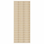 Contemporary Display Case Brown  Engineered wood - Durable