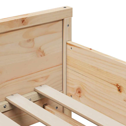 Stylish Extendable Bed Frame for Kids Other Brown - Durable