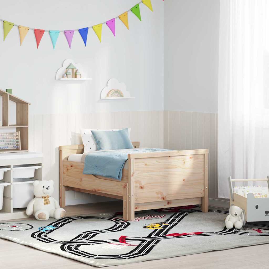 Stylish Extendable Bed Frame for Kids Other Brown - Durable