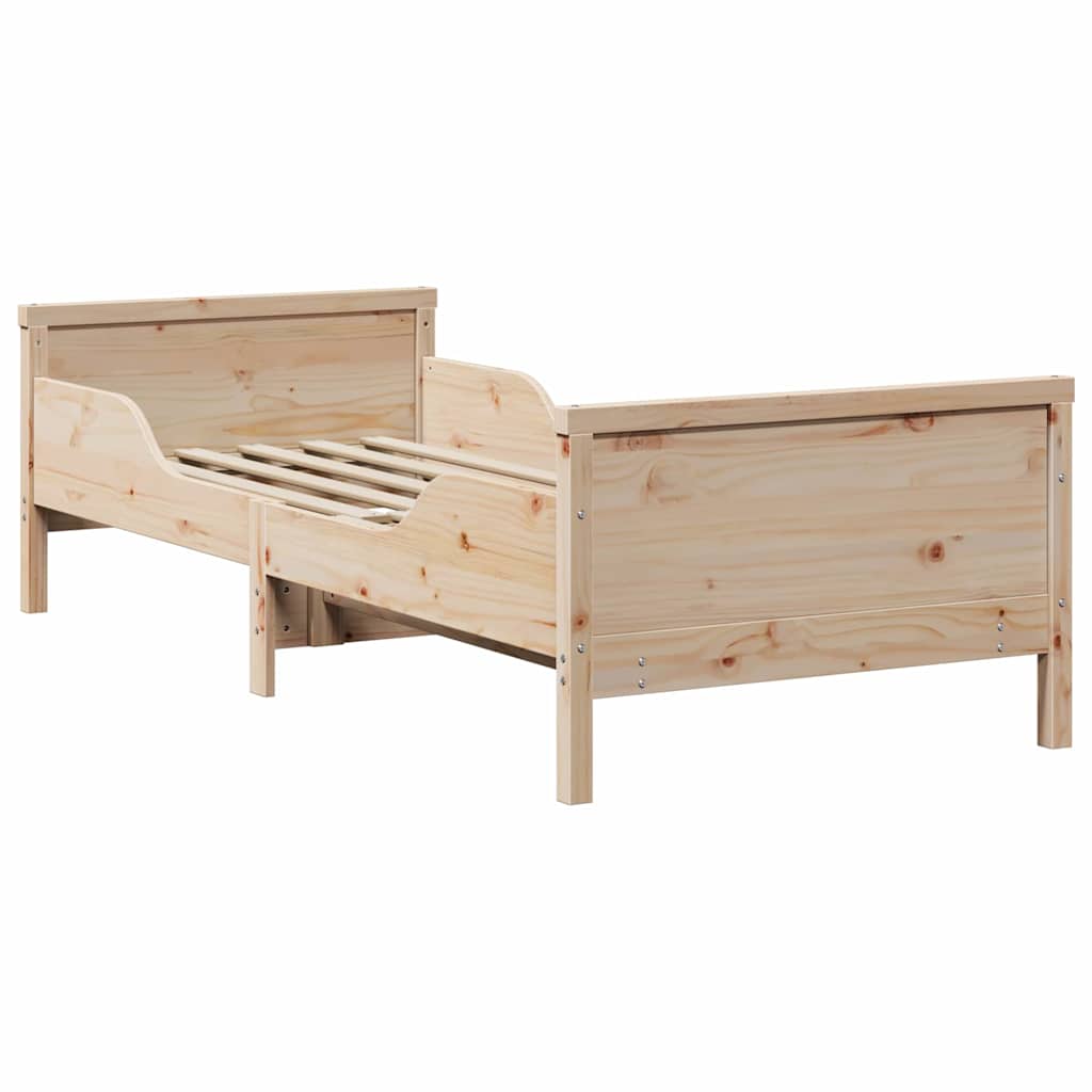 Stylish Extendable Bed Frame for Kids Other Brown - Durable