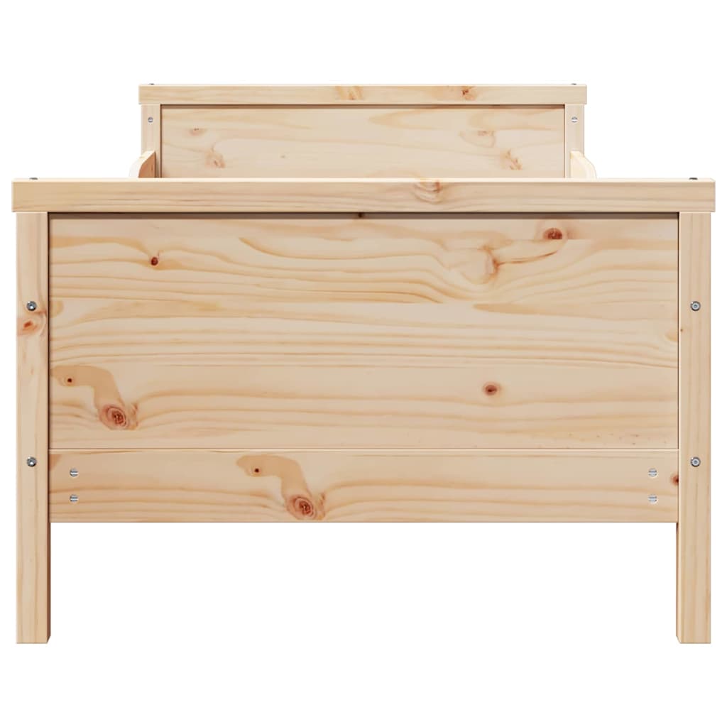 Stylish Extendable Bed Frame for Kids Other Brown - Durable