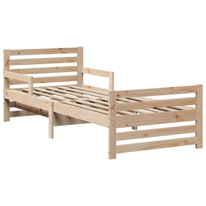 Stylish Extendable Bed Frame for Kids Other Brown - Space-Saving