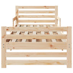 Stylish Extendable Bed Frame for Kids Other Brown - Space-Saving