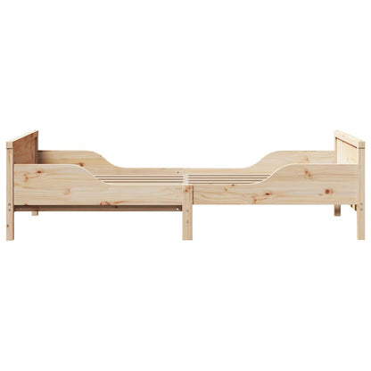 Stylish Extendable Bed Frame for Kids Other Brown - Space-Saving