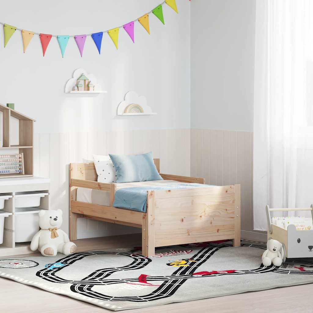 Classic Extendable Bed Frame for Kids Other Brown - Sturdy Frame