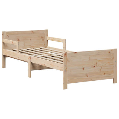 Classic Extendable Bed Frame for Kids Other Brown - Sturdy Frame