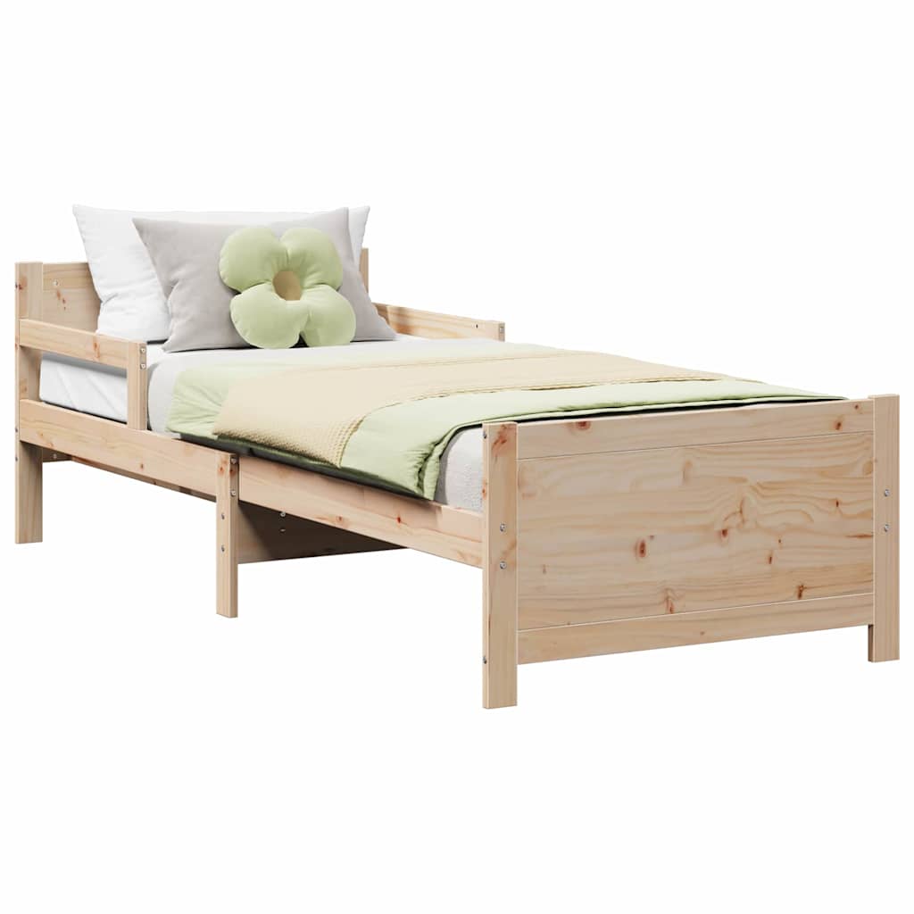 Classic Extendable Bed Frame for Kids Other Brown - Sturdy Frame