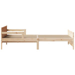 Classic Extendable Bed Frame for Kids Other Brown - Sturdy Frame
