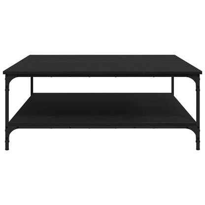 Premium Coffee Table Black oak Engineered Wood - Soft Upholstery