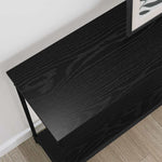 Classic Console Table Black oak  Engineered wood - Soft Upholstery