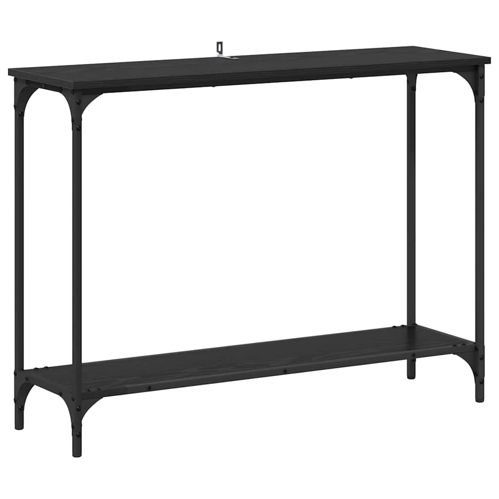 Classic Console Table Black oak  Engineered wood - Soft Upholstery
