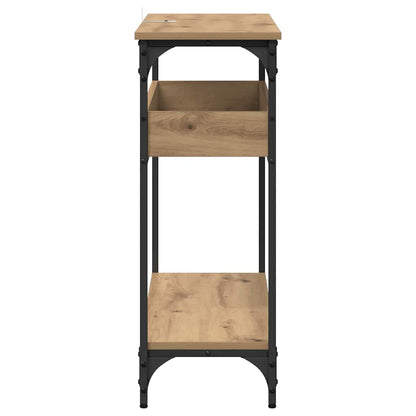 Classic Console Table Artisan oak Engineered wood - Sturdy Frame