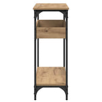 Classic Console Table Artisan oak Engineered wood - Sturdy Frame