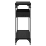 Contemporary Console Table Black oak Engineered wood - High Quality