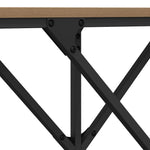 Minimalist Console Table Artisan oak Engineered wood - Space-Saving