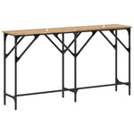 Minimalist Console Table Artisan oak Engineered wood - Space-Saving