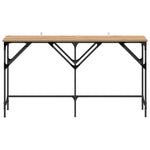 Minimalist Console Table Artisan oak Engineered wood - Space-Saving