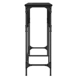 Luxury Console Table Black oak Engineered wood - High Quality Build