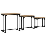 Stylish Nesting Coffee Table 3 pcs Artisan oak 50- High Quality