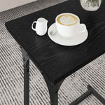 Modern Nesting Coffee Table 3 pcs Black oak 50- Sleek Modern Look