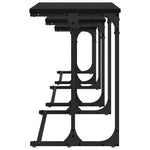 Modern Nesting Coffee Table 3 pcs Black oak 50- Sleek Modern Look