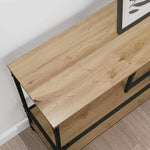 Minimalist Console Table Artisan oak Engineered wood - Comfortable