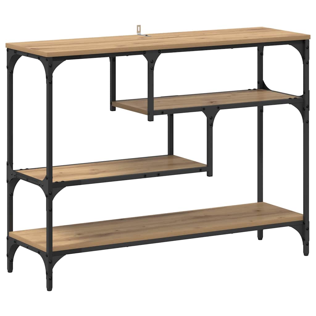 Minimalist Console Table Artisan oak Engineered wood - Comfortable