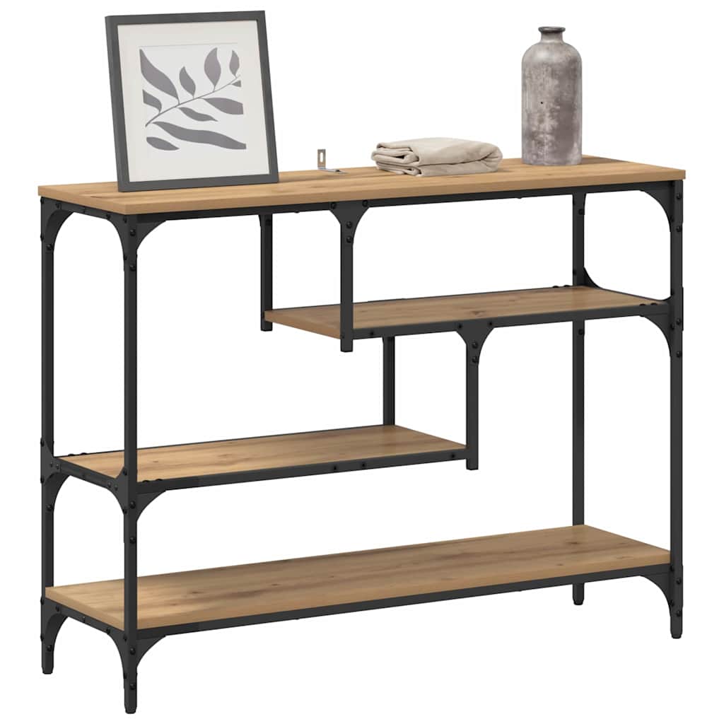 Minimalist Console Table Artisan oak Engineered wood - Comfortable