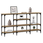 Minimalist Console Table Artisan oak Engineered wood - High Quality