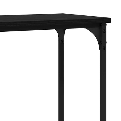 Contemporary Console Table Black oak Engineered wood - High Quality