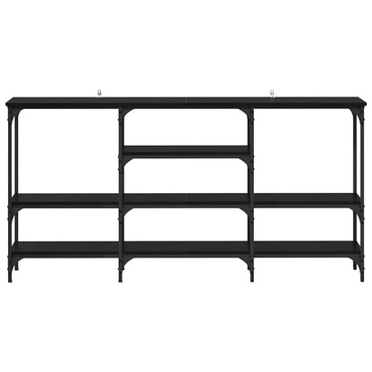 Contemporary Console Table Black oak Engineered wood - High Quality