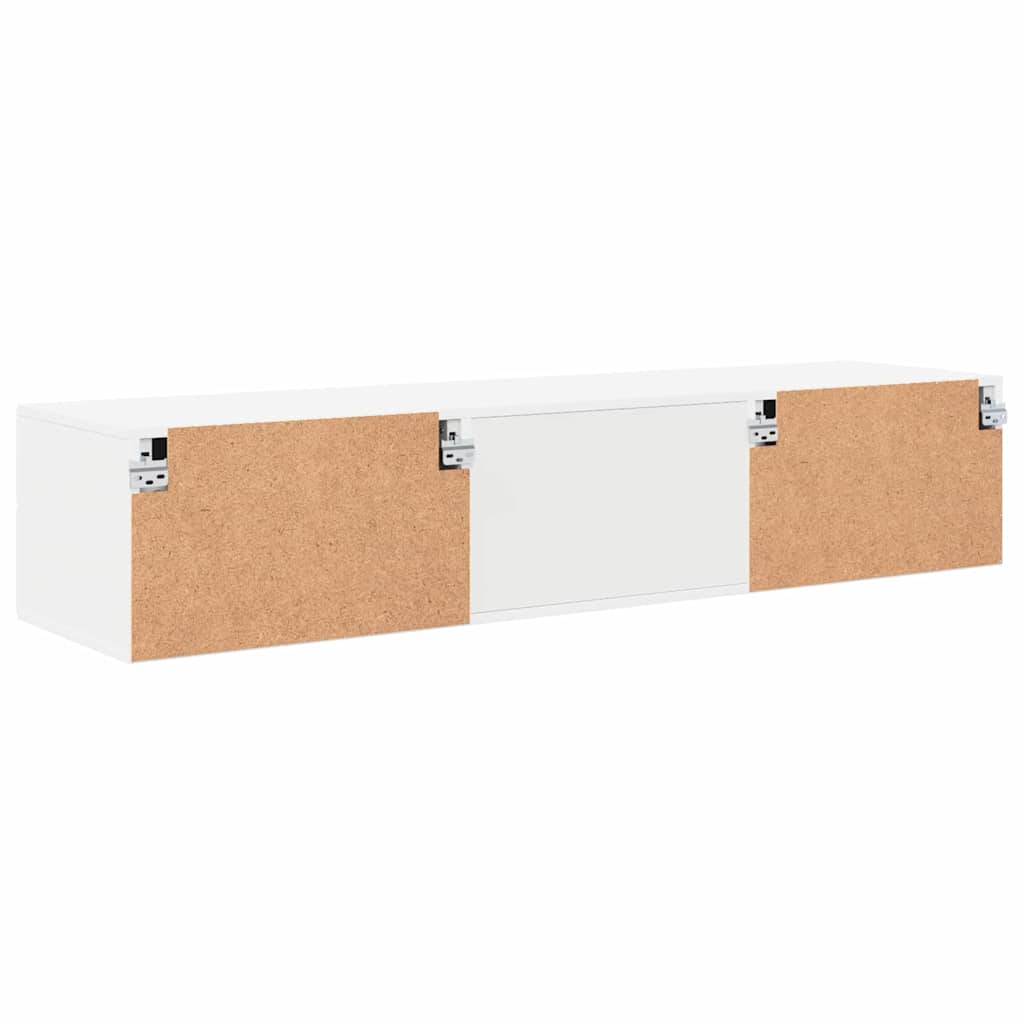 Stylish TV Cabinet with Drawer White Engineered wood - High Quality