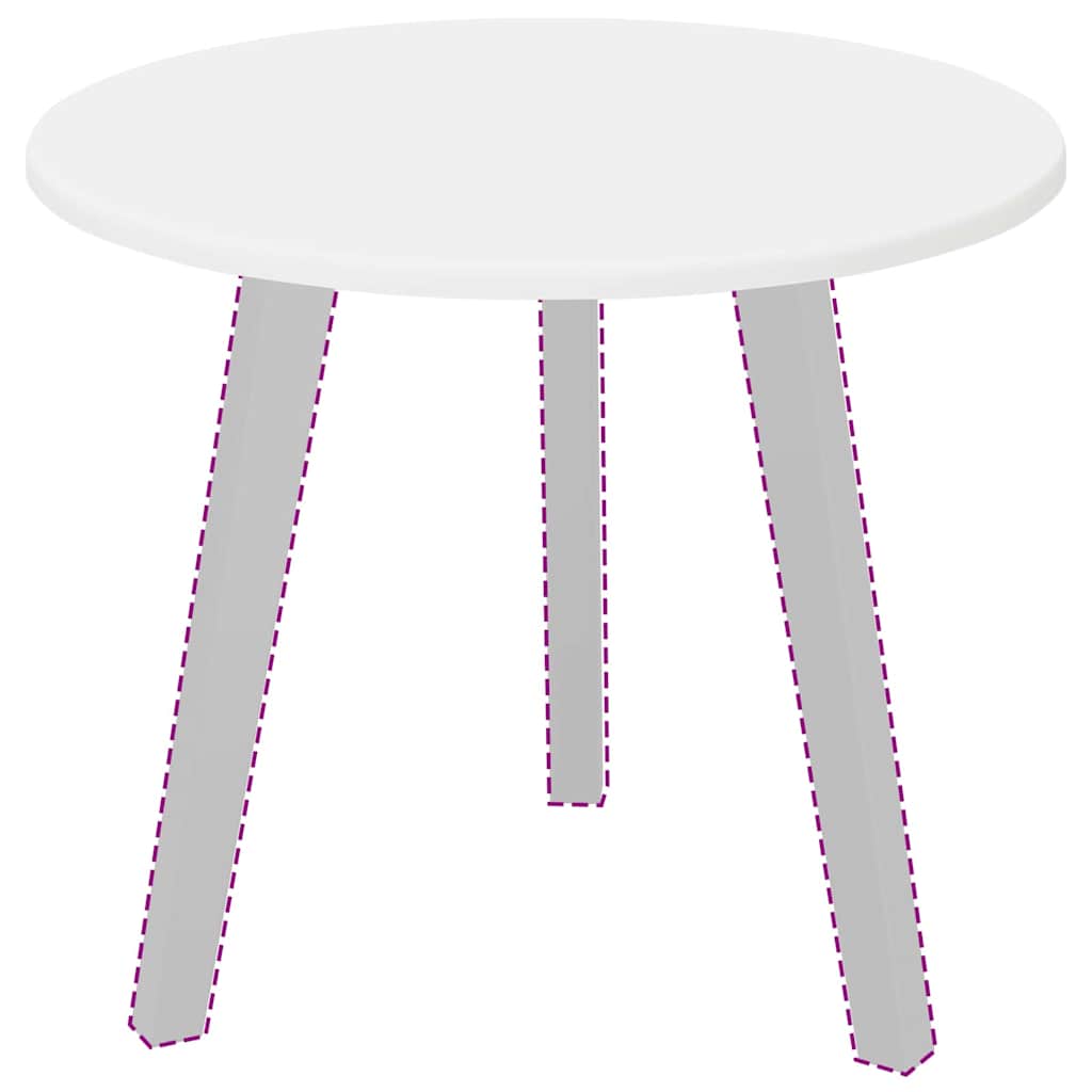 Cozy Table Top White 1 Engineered wood - Home Dacor Essential