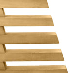 Luxury Wooden Christmas Tree with Stand Brown 60cm Solid pine wood