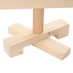 Cozy Christmas Trees with Stand Natural 90cm Solid pine wood - High