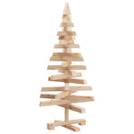 Cozy Christmas Trees with Stand Natural 90cm Solid pine wood - High
