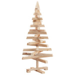 Cozy Christmas Trees with Stand Natural 90cm Solid pine wood - High