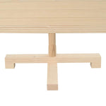 Stylish Christmas Trees with Stand Natural 120cm Solid pine wood - Sleek