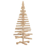 Stylish Christmas Trees with Stand Natural 120cm Solid pine wood - Sleek