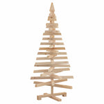 Stylish Christmas Trees with Stand Natural 120cm Solid pine wood - Sleek