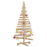 Stylish Christmas Trees with Stand Natural 120cm Solid pine wood - Sleek