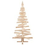 Cozy Christmas Trees with Stand Natural 150cm Solid pine wood - Durable
