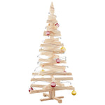 Cozy Christmas Trees with Stand Natural 150cm Solid pine wood - Durable