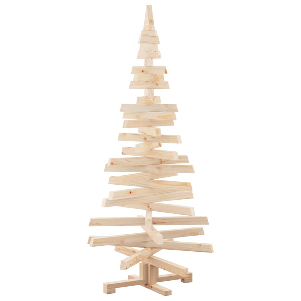 Cozy Christmas Trees with Stand Natural 150cm Solid pine wood - Durable